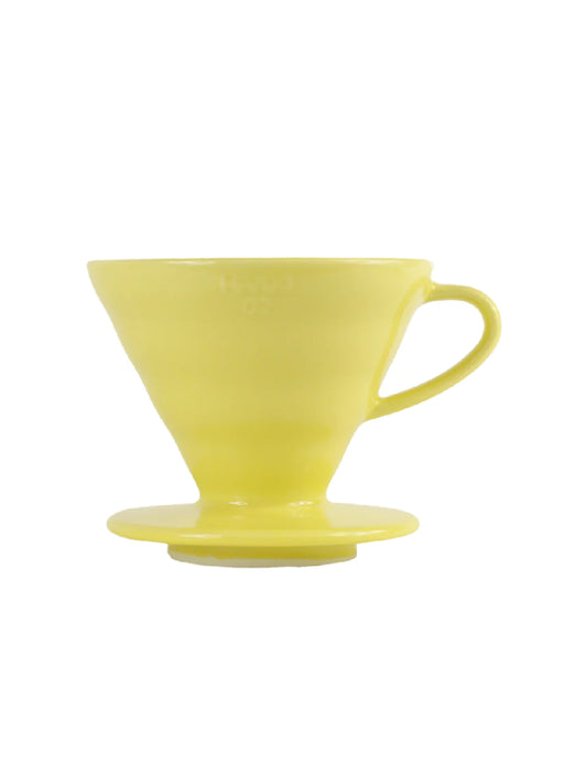 HARIO V60-02 Dripper (Céramique) - Jaune citron