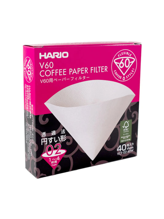 Filtres HARIO V60-02 (paquet de 40)
